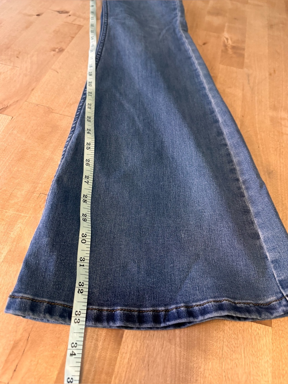 Free People pull on High-Rise Flare Jeans - Picture 8 of 10
